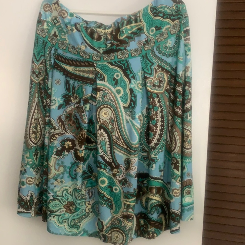 Boho Elastic Waist Skirt